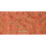 Mood Exclusive Coral Tree Line Trove Metallic Dotted Crinkled Viscose Crepe