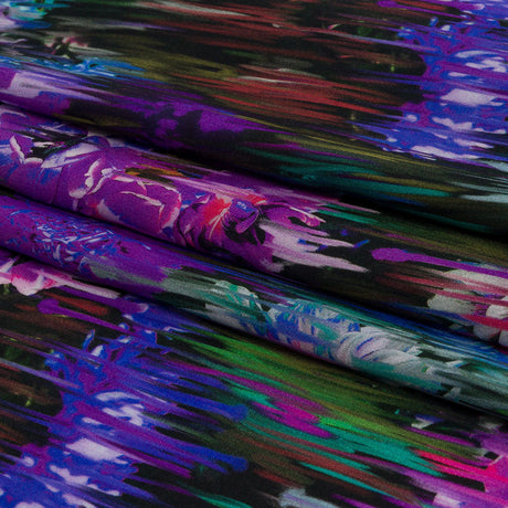 Mood Exclusive Small Chrysanthemum Stream Supple Viscose Woven