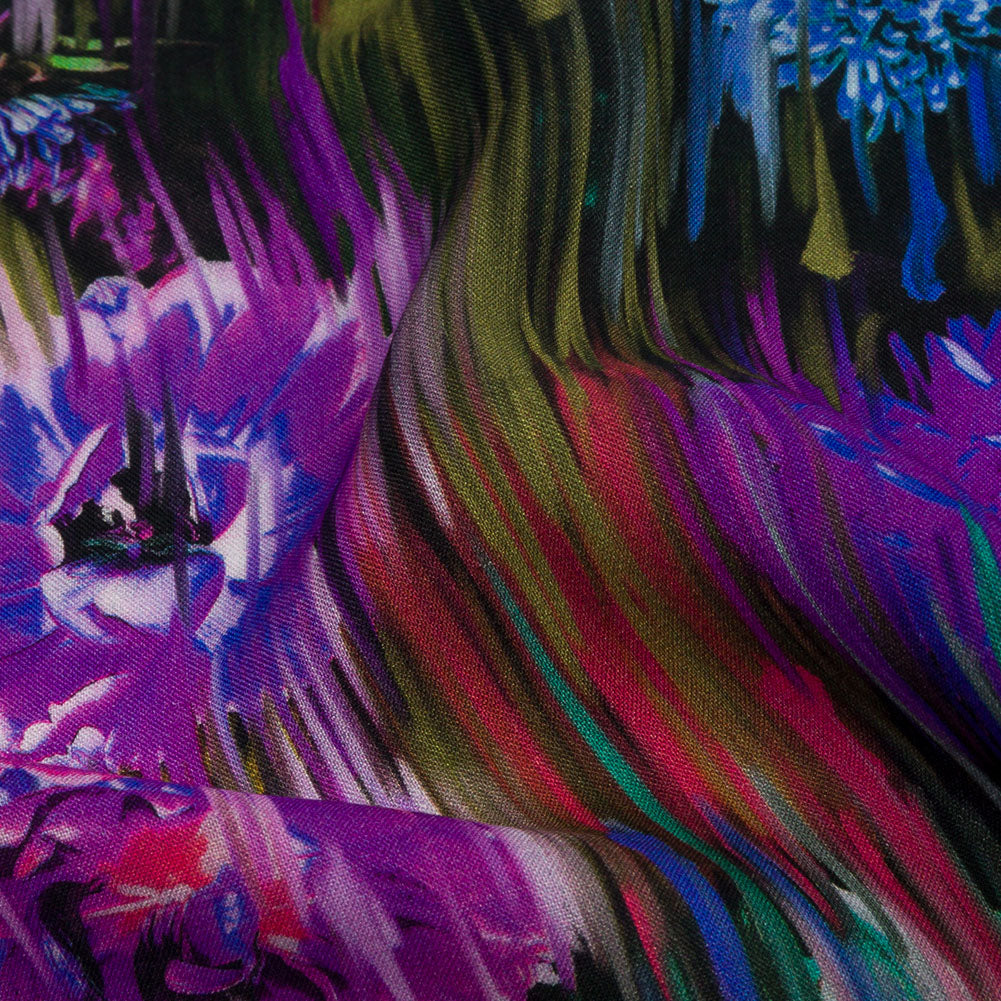 Mood Exclusive Small Chrysanthemum Stream Supple Viscose Woven