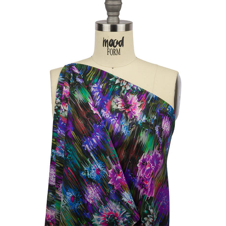 Mood Exclusive Small Chrysanthemum Stream Supple Viscose Woven