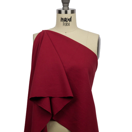 Stretch Ponte Knit - Wine - Papilio Collection