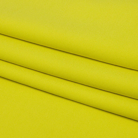 Stretch Ponte Knit - Lemon - Papilio Collection