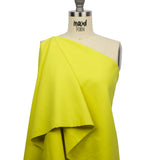Stretch Ponte Knit - Lemon - Papilio Collection