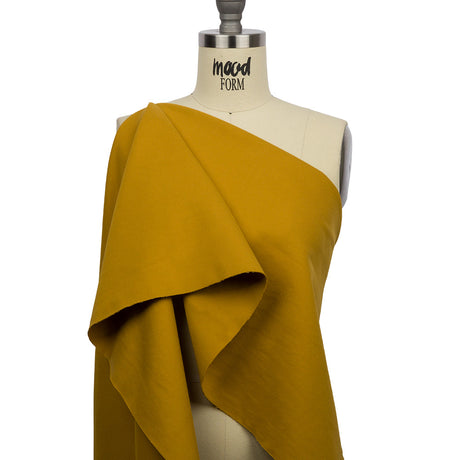 Stretch Ponte Knit - Harvest Gold - Papilio Collection