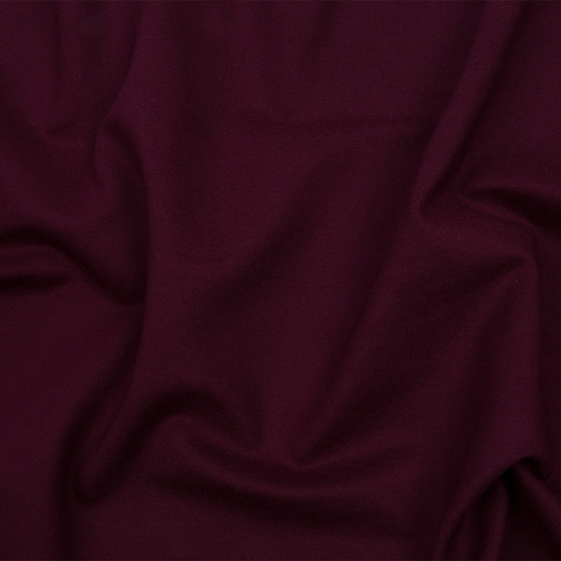 Stretch Ponte Knit - Aubergine - Papilio Collection