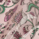 Pink, Green and White Beetles and Flowers Lightweight Translucent Vinyl