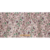 Pink, Green and White Beetles and Flowers Lightweight Translucent Vinyl
