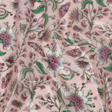 Pink, Green and White Beetles and Flowers Lightweight Translucent Vinyl
