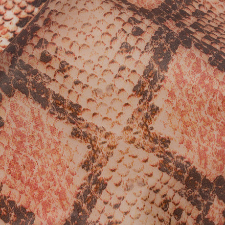 Rust and Black Python Scales Lightweight Translucent Vinyl