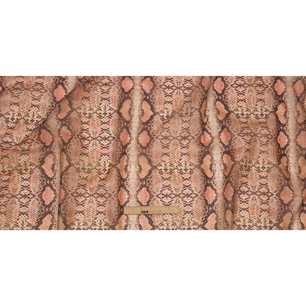 Rust and Black Python Scales Lightweight Translucent Vinyl