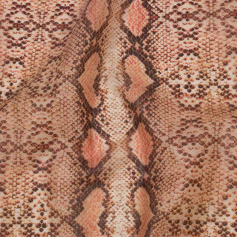 Rust and Black Python Scales Lightweight Translucent Vinyl