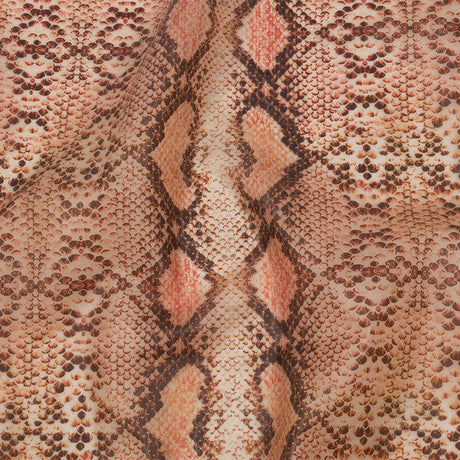 Rust and Black Python Scales Lightweight Translucent Vinyl