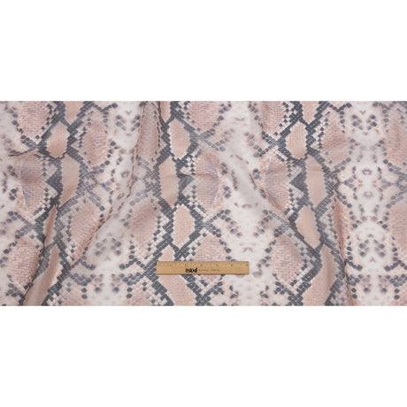 Dark Beige and Black Large Python Scales Lightweight Translucent Vinyl