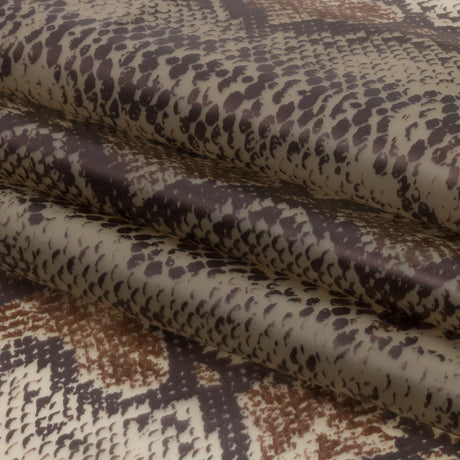 Greige and Brown Snakeskin Translucent Vinyl