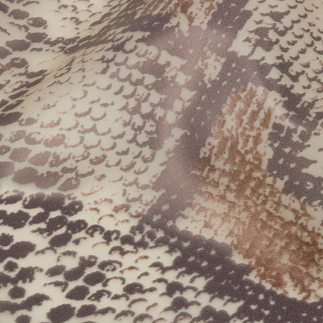 Greige and Brown Snakeskin Translucent Vinyl