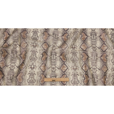 Greige and Brown Snakeskin Translucent Vinyl