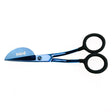 Mood Metallic Blue Duckbill Applique Scissors with Matte Rubber Grips - 6"
