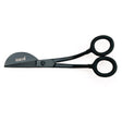 Mood Matte Black Duckbill Applique Scissors with Matte Rubber Grips - 6"