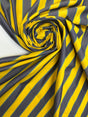 Cotton Polyester Woven Striped Multicolour