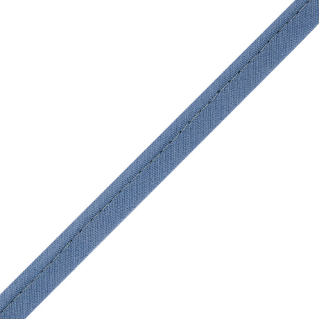 Pepper French Steel Blue Cotton Blend Piping - 10mm