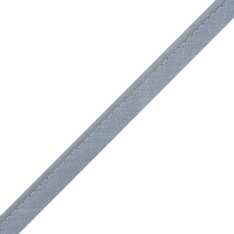 Pepper French Gray Blue Cotton Blend Piping - 10mm