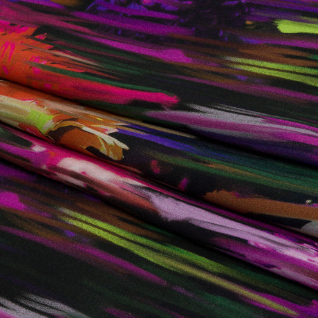 Mood Exclusive Large Chrysanthemum Stream Supple Viscose Woven