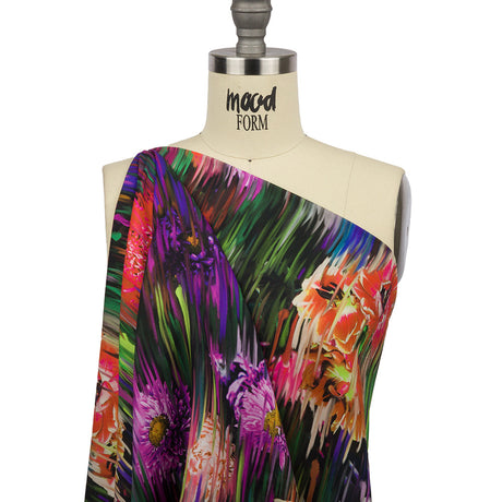 Mood Exclusive Large Chrysanthemum Stream Supple Viscose Woven