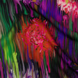 Mood Exclusive Large Chrysanthemum Stream Supple Viscose Woven
