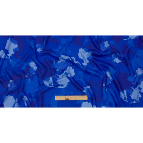 Sustainable Viscose Floral Jacquard Print - Blue Soft Florals - Mood Exclusive Gogh Far