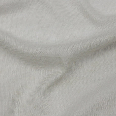 Famous Designer Light Gray Viscose and Cotton Lightweight Interlock Knit