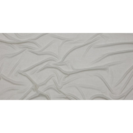 Famous Designer Light Gray Viscose and Cotton Lightweight Interlock Knit