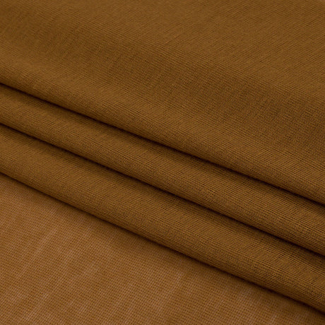 Famous Designer Mustard Lightweight Cotton Interlock Knit