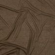 Famous Designer Dark Beige Viscose and Cotton Lightweight Interlock Knit