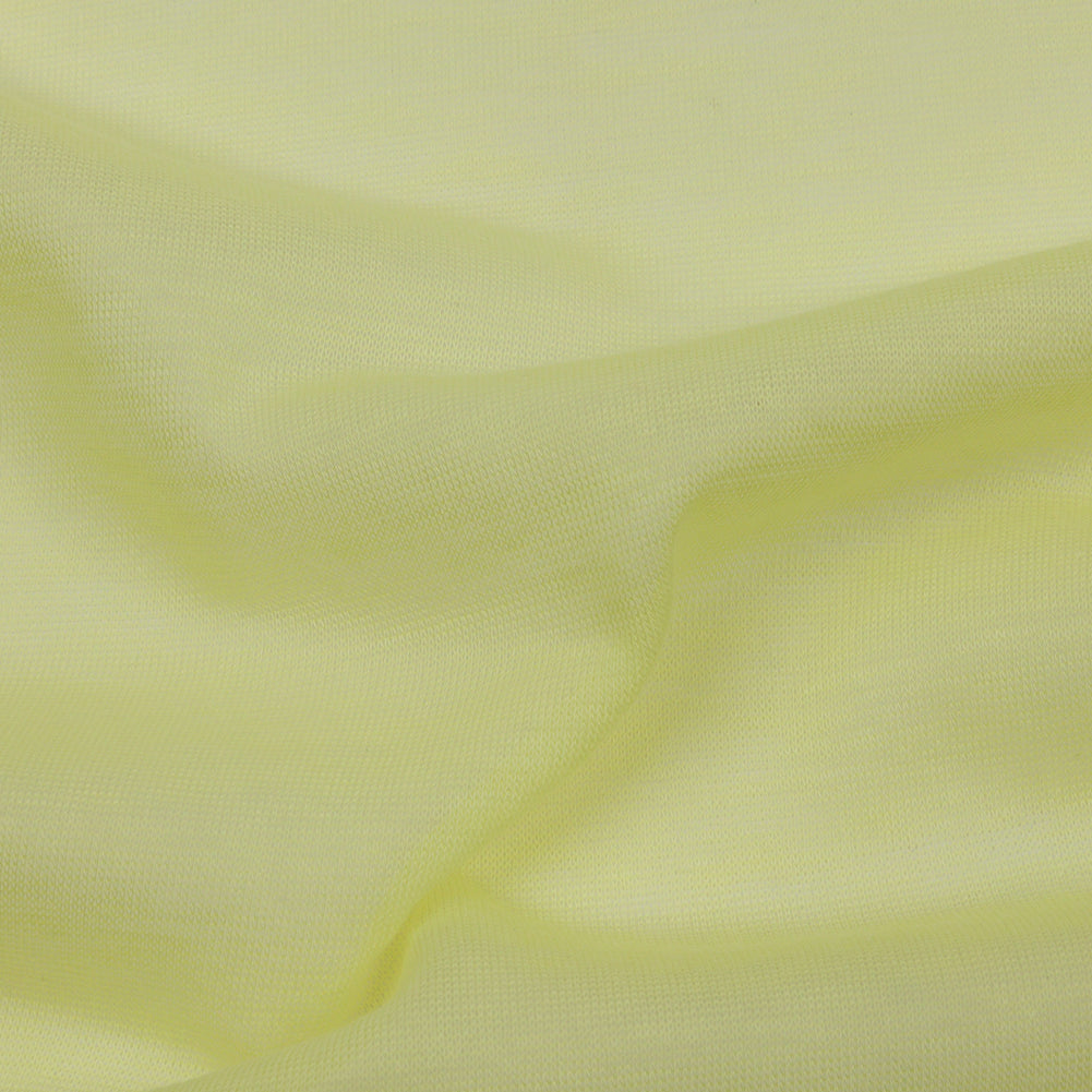 Famous Designer Yellow Featherweight Cotton Jersey