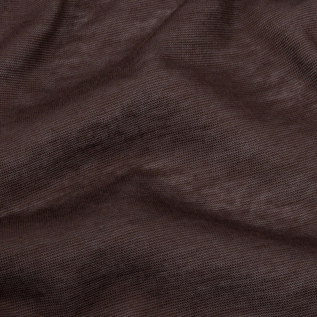 Famous Designer Brown Featherweight Cotton Jersey