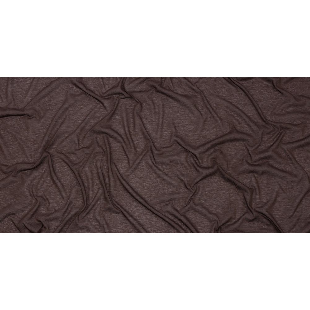 Famous Designer Brown Featherweight Cotton Jersey