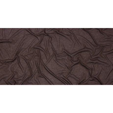 Famous Designer Brown Featherweight Cotton Jersey