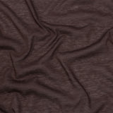 Famous Designer Brown Featherweight Cotton Jersey