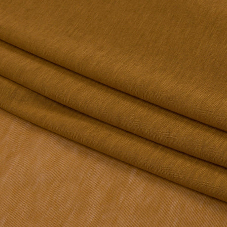 Famous Designer Ochre Featherweight Cotton Jersey