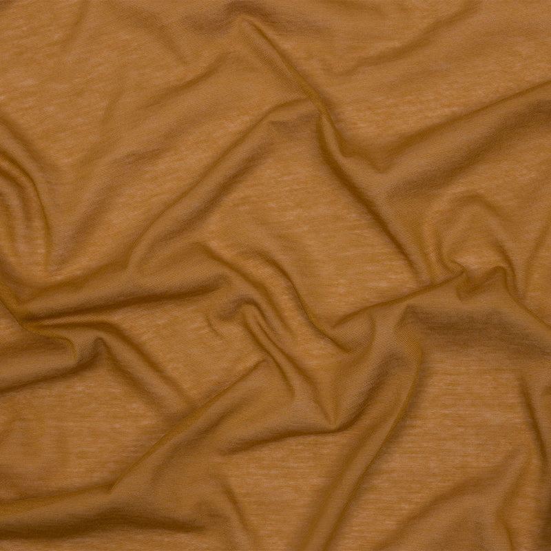 Famous Designer Ochre Featherweight Cotton Jersey