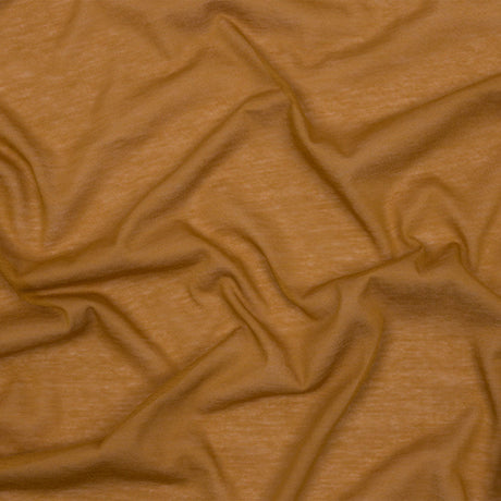 Famous Designer Ochre Featherweight Cotton Jersey