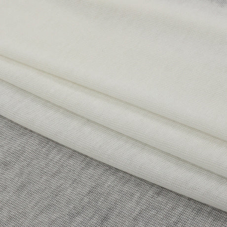 Famous Designer Off White Viscose and Cotton Lightweight Interlock Knit