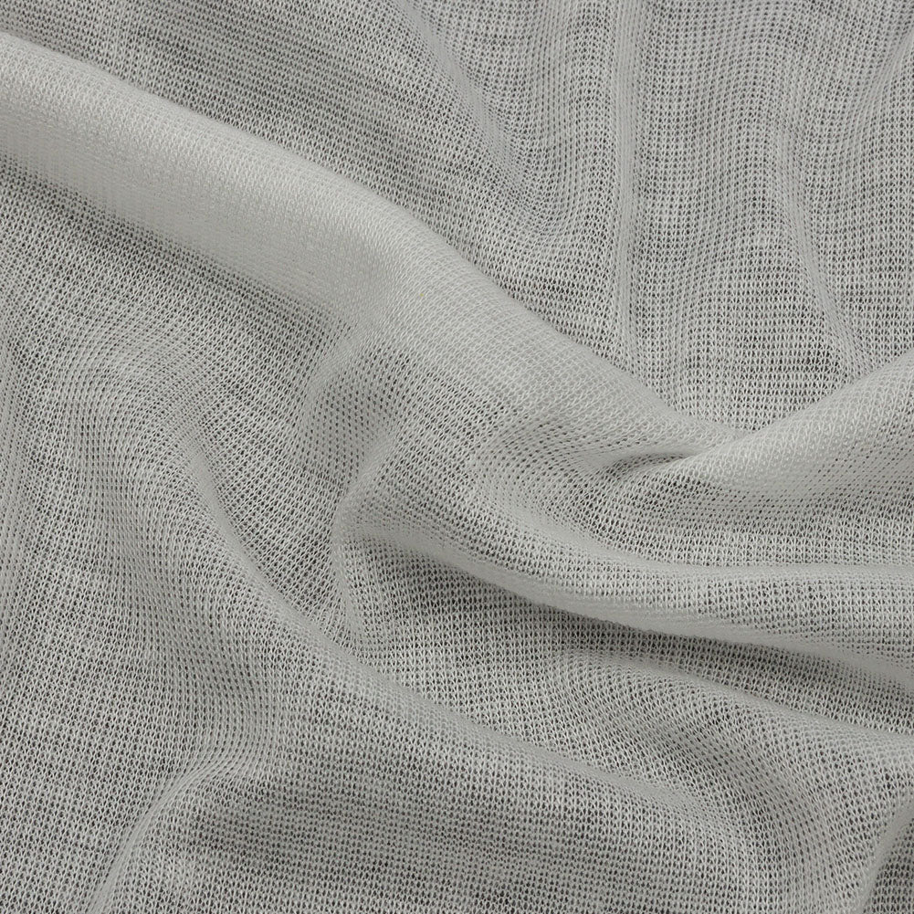 Famous Designer Off White Viscose and Cotton Lightweight Interlock Knit