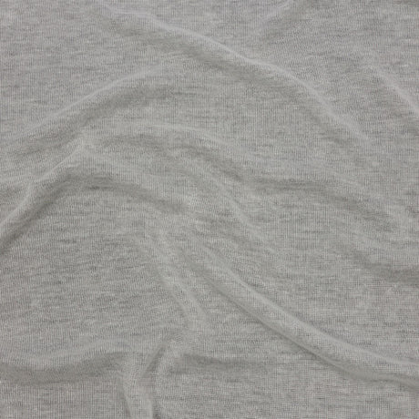 Famous Designer Off White Viscose and Cotton Lightweight Interlock Knit