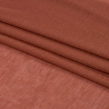 Famous Designer Terracotta Viscose and Cotton Lightweight Interlock Knit