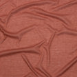 Famous Designer Terracotta Viscose and Cotton Lightweight Interlock Knit