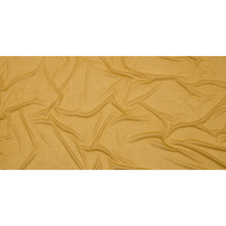 Famous Designer Goldenrod Viscose and Cotton Lightweight Interlock Knit