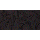 Black and Metallic Rainbow Stretch Rib Knit