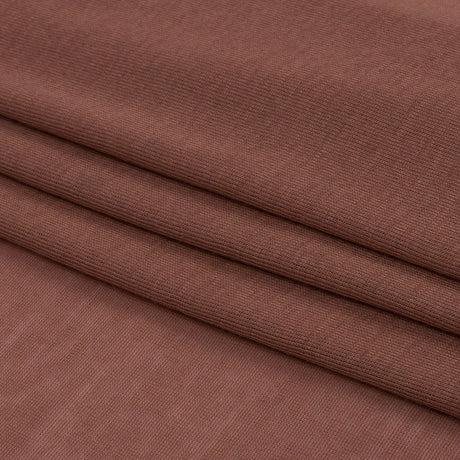Famous Designer Cinnamon Lightweight Cotton Interlock Knit