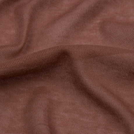 Famous Designer Cinnamon Lightweight Cotton Interlock Knit